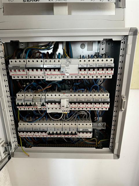 Quadro elettrico con protezioni modulari